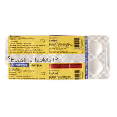 Sibastin 20mg Strip Of 10 Tablets