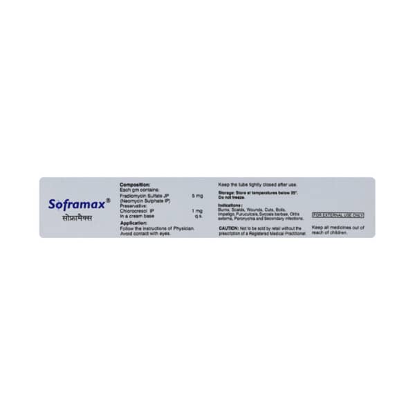 Soframax Tube Of 15gm Cream