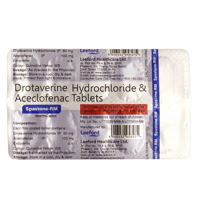 Spastone Rm Strip Of 10 Tablets