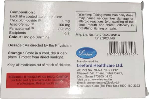 Thioford Ap Strip Of 10 Tablets