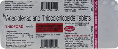 Thioford Strip Of 10 Tablets