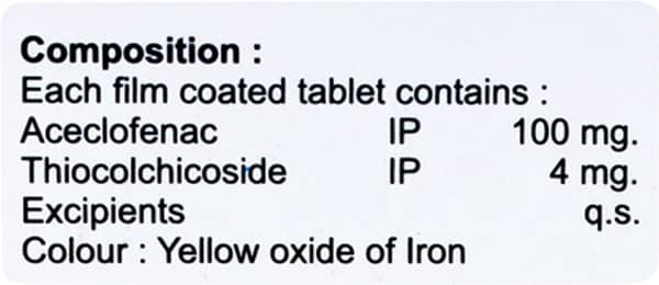 Thioford Strip Of 10 Tablets