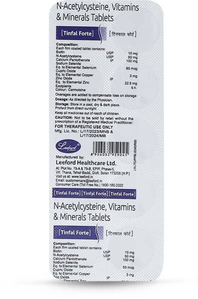 Tinfal Forte Strip Of 10 Tablets