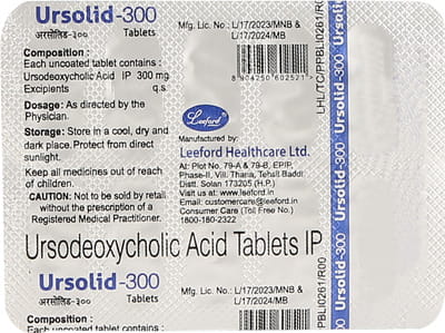 Ursolid 300mg Strip Of 10 Tablets