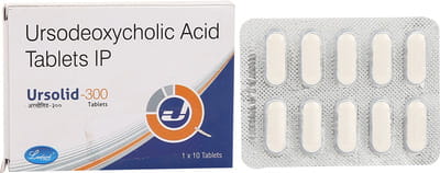 Ursolid 300mg Strip Of 10 Tablets