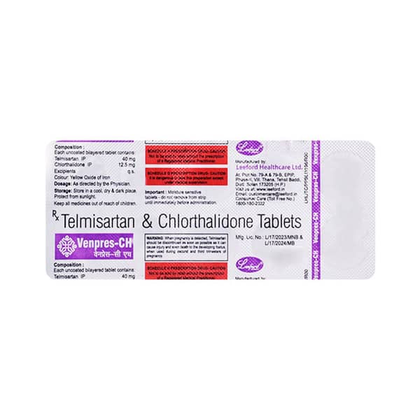 Venpres 40mg Ch Strip Of 10 Tablets