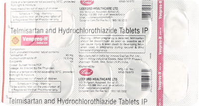 Venpres 40mg H Strip Of 10 Tablets
