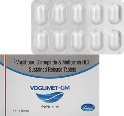 Voglimet Gm 2mg Strip Of 10 Tablets