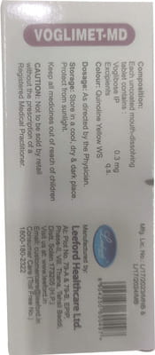 Voglimet 0.3mg Md Strip Of 10 Tablets
