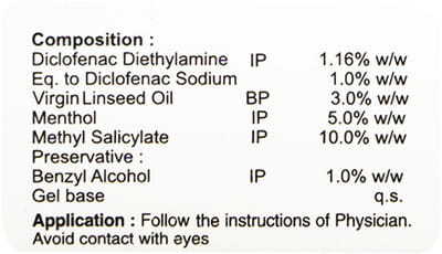 Vovedic Plus Fast Pain Reliever Gel 15 Gm