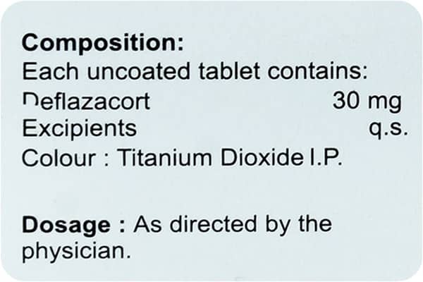Zefcort 30mg Strip Of 6 Tablets