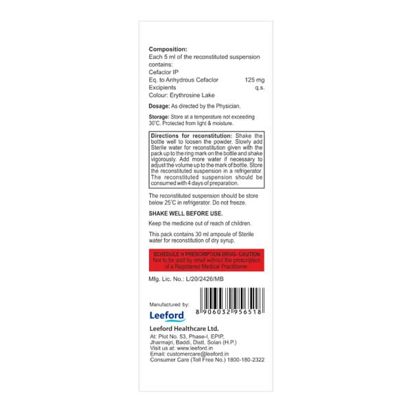 Zeficlor Suspension 30Ml