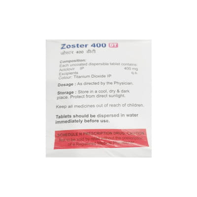 Zoster Dt 400mg Strip Of 10 Tablets