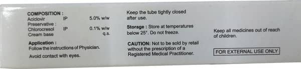 Zoster Tube Of 5gm Cream