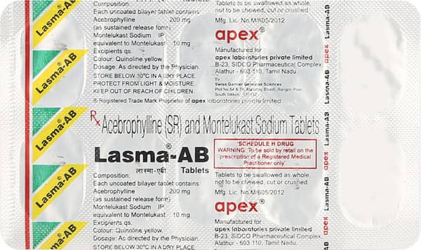Lasma Ab Strip Of 10 Tablets