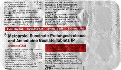 Evimeto Am Strip Of 10 Tablets