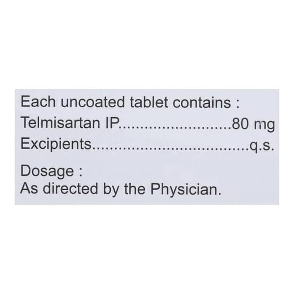 Telmijub 80Mg Strip Of 10 Tablets