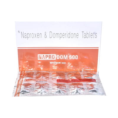 Naprodom 500mg Strip Of 10 Tablets