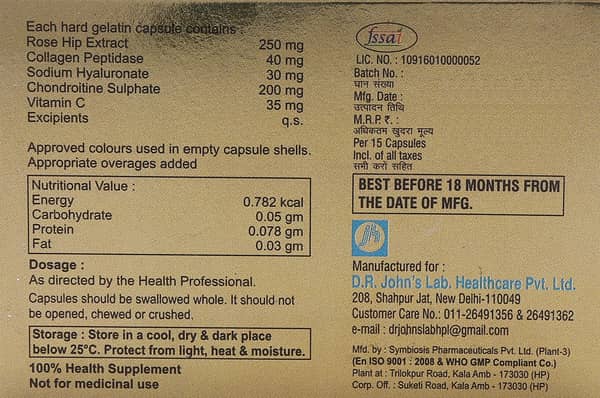 Tendocel Strip Of 15 Capsules
