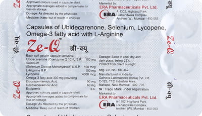 Ze Q Strip Of 10 Softgel Capsules