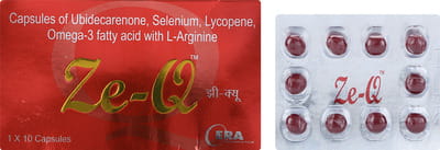 Ze Q Strip Of 10 Softgel Capsules