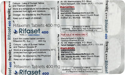 Rifaset 400mg Strip Of 10 Tablets