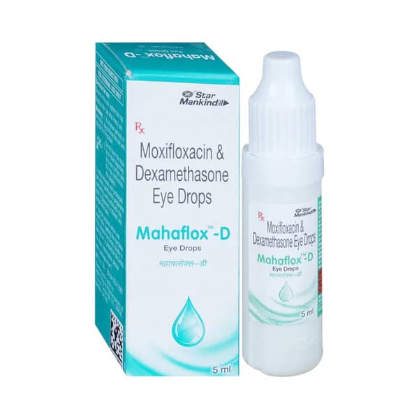 Mahaflox D Bottle Of 5ml Eye Drops