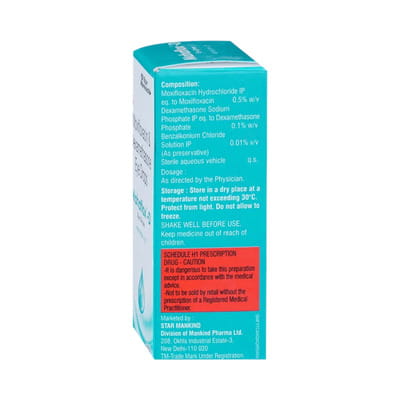 Mahaflox D Bottle Of 5ml Eye Drops