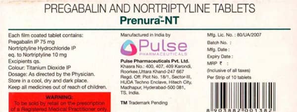 Prenura Nt Strip Of 10 Tablets