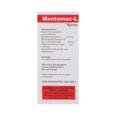 Montemac L Bottle Of 60ml Syrup