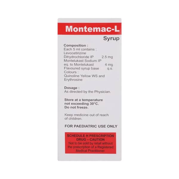 Montemac L Bottle Of 60ml Syrup