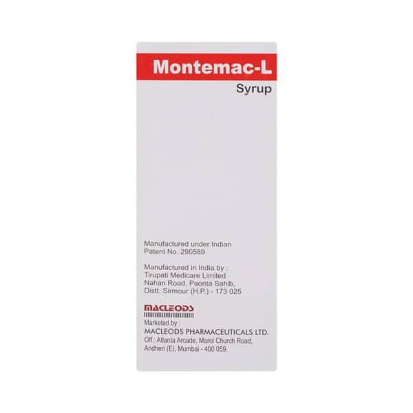 Montemac L Bottle Of 60ml Syrup