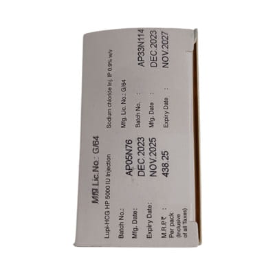 Lupi Hcg Hp 5000iu Dry Vial Of 1 Powder For Injection