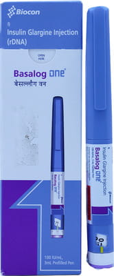 Basalog One 100iu Pre Filled Pen Of 3ml Solution For Injection