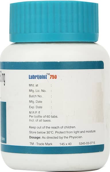 Lubrijoint 750mg Bottle Of 60 Tablets