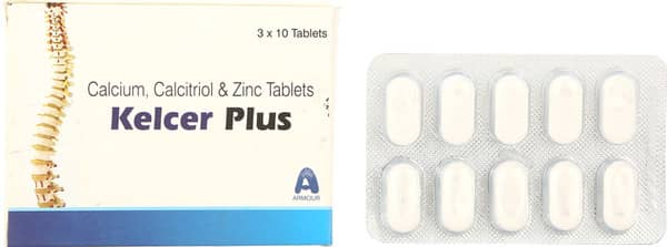 Kelcer Plus Strip Of 10 Tablets