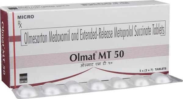 Olmat Mt 50Mg Strip Of 7 Tablets