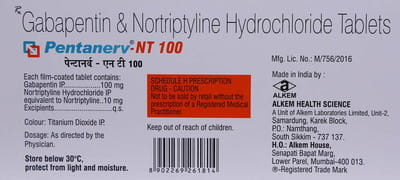 Pentanerv Nt 100mg Strip Of 10 Tablets