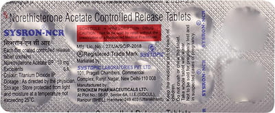 Sysron Ncr 10mg Strip Of 10 Tablets