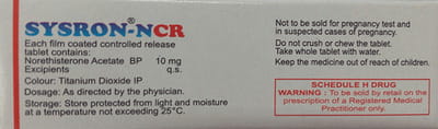 Sysron Ncr 10mg Strip Of 10 Tablets