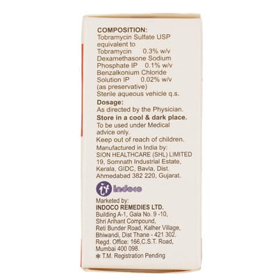 Tobaren Dm Bottle Of 10ml Eye Drops