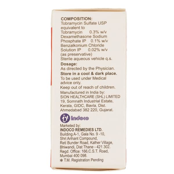 Tobaren Dm Bottle Of 10ml Eye Drops