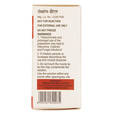 Tobaren Dm Bottle Of 10ml Eye Drops