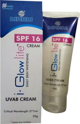 I Glow Lite Uvab Spf 16 Tube Of 50gm Cream