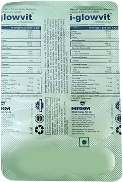 I Glowvit Strip Of 10 Tablets