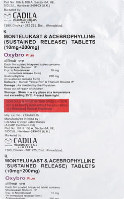 Oxybro Plus Strip Of 10 Tablets