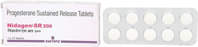 Nidagen Sr 200mg Strip Of 10 Tablets