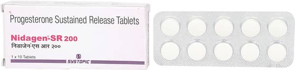 Nidagen Sr 200mg Strip Of 10 Tablets