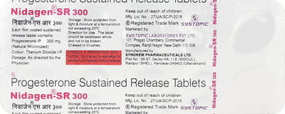 Nidagen Sr 300mg Strip Of 10 Tablets