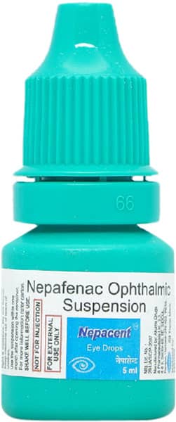 Nepacent 0.1% Bottle Of 5Ml Eye Drops